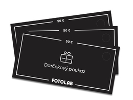 Darčeková poukážka na nákup FOTOTECHNIKY v hodnote 50€