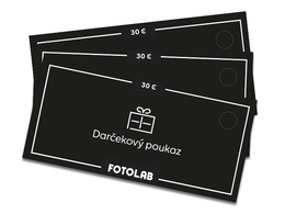 Darčeková poukážka na nákup FOTOTECHNIKY v hodnote 30€